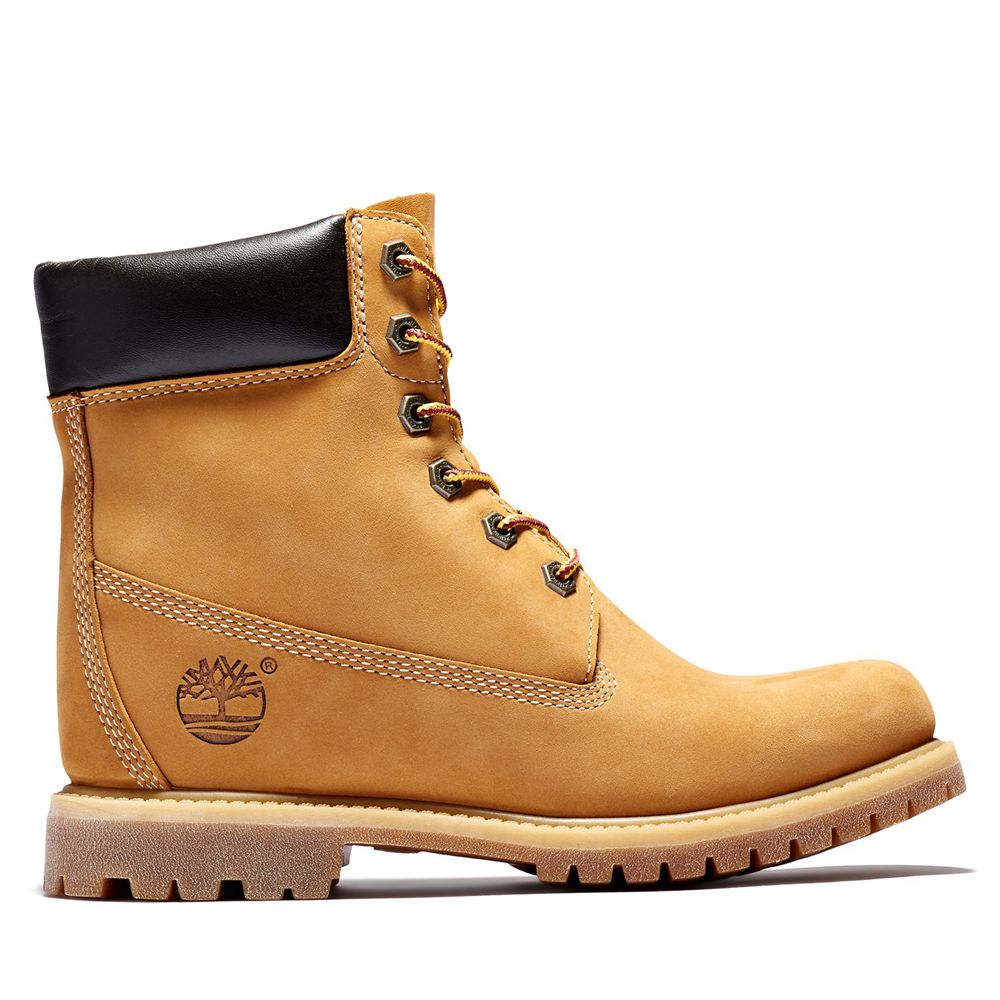 Bocanci 6-Inch Timberland Dama Maro - Premium Waterproof Internal Wedge - Romania - YZKGWQ145